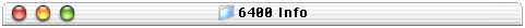Info & Help banner bar