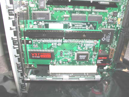 closeup of IDE card